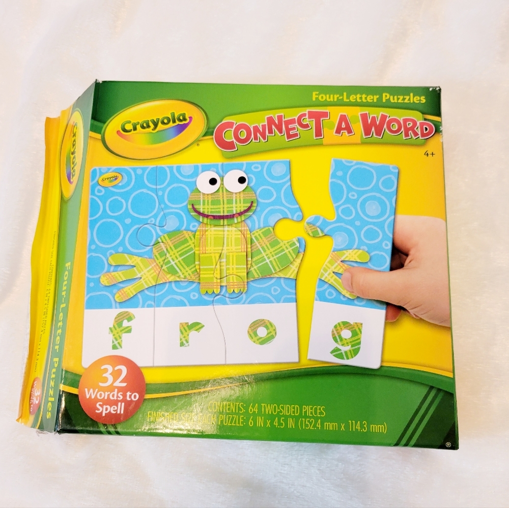 Crayola Connect A Word Four Letter Puzzles